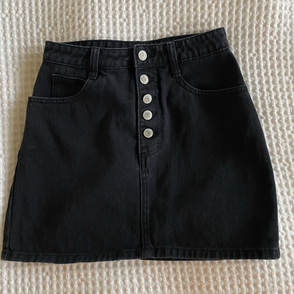 Brandy Melville J Galt High Waist Denim Skirt